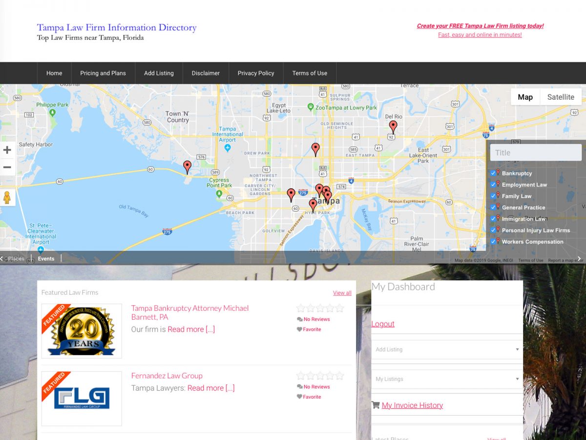 Tampa Law Firm Directory