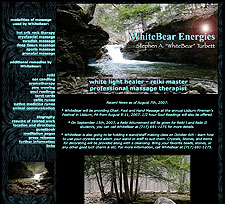 WhiteBear Energies website screenshot, August 2005