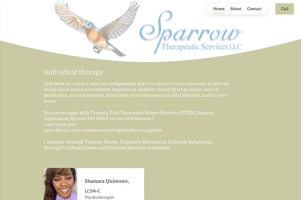 Sparrow Therapeutic Services, LLC - Maryland